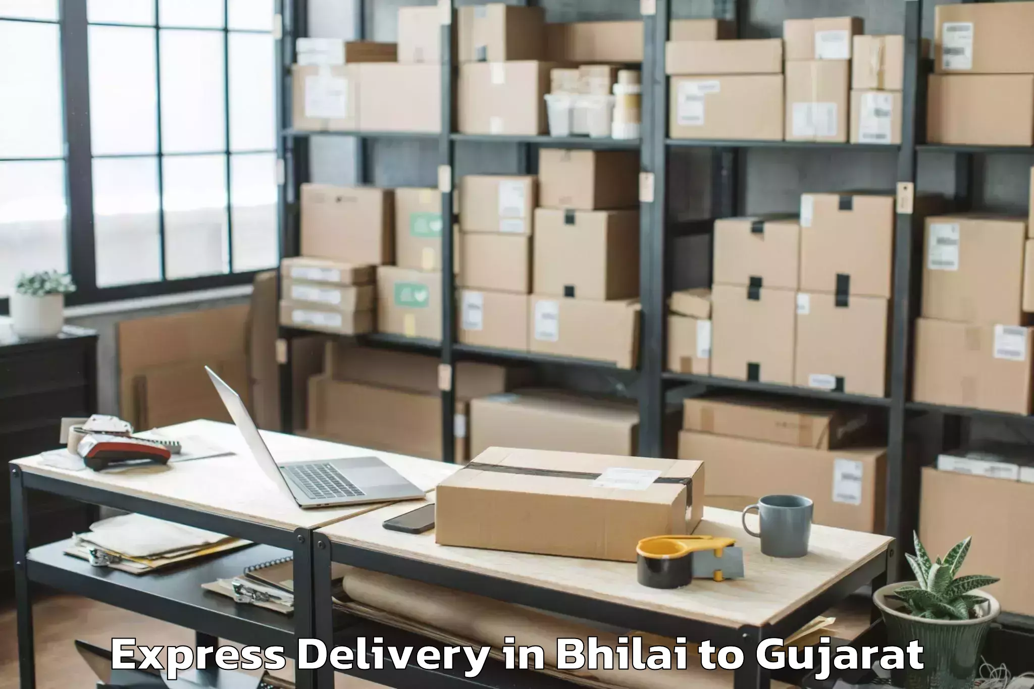 Bhilai to Bhilad Express Delivery